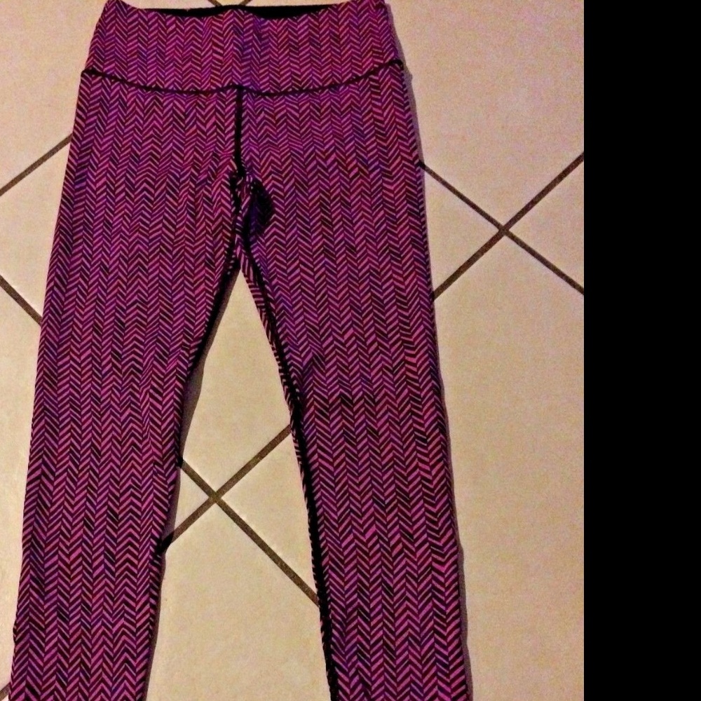 VSX Pink Chevron FULL LENGTH LEGGING S VS Sport